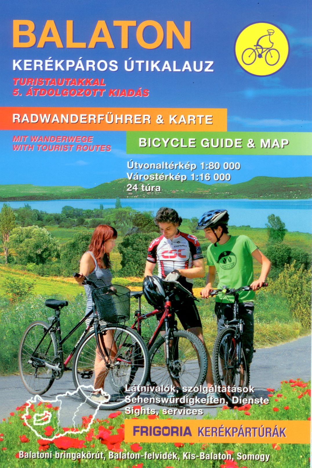 Balaton biking atlas cover