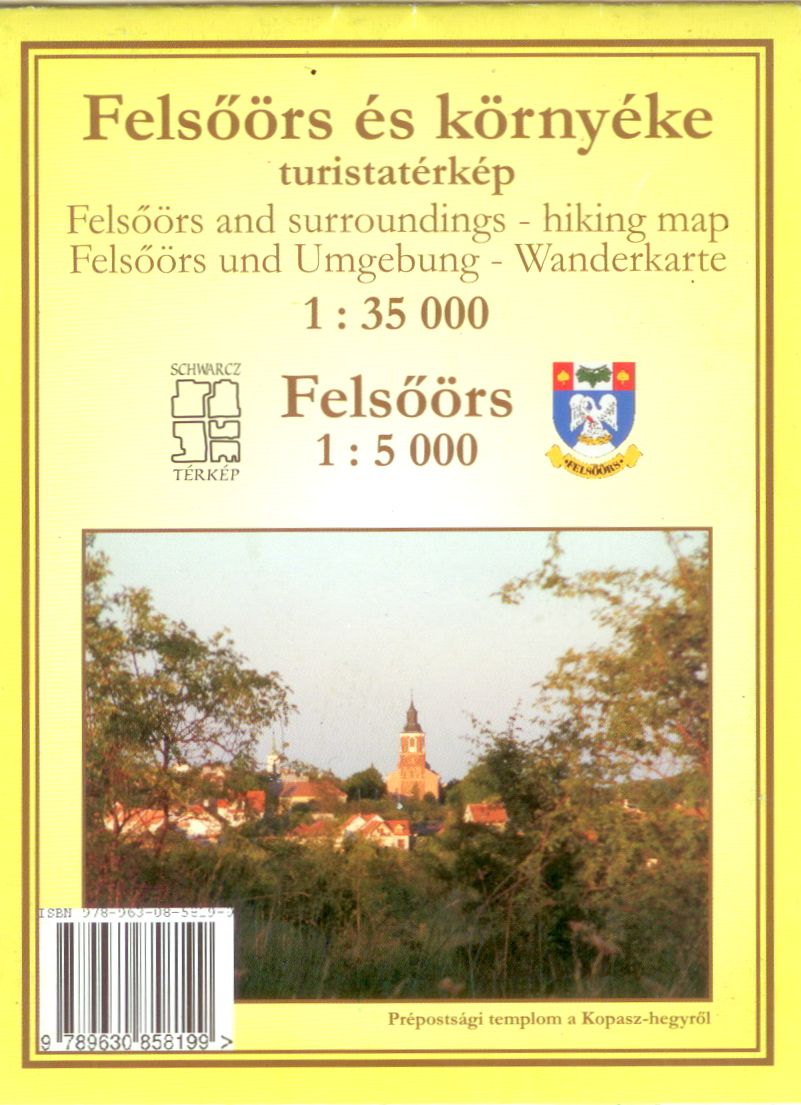 Inset map Felsőörs 1:5.000