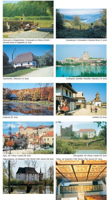 Biking atlas of Hungary sample page