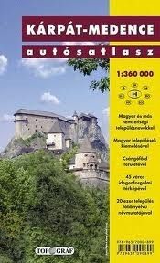 Detailed road atlas of the Hungarian related regions of Central Europe incl. the historical Hungarian geographical names