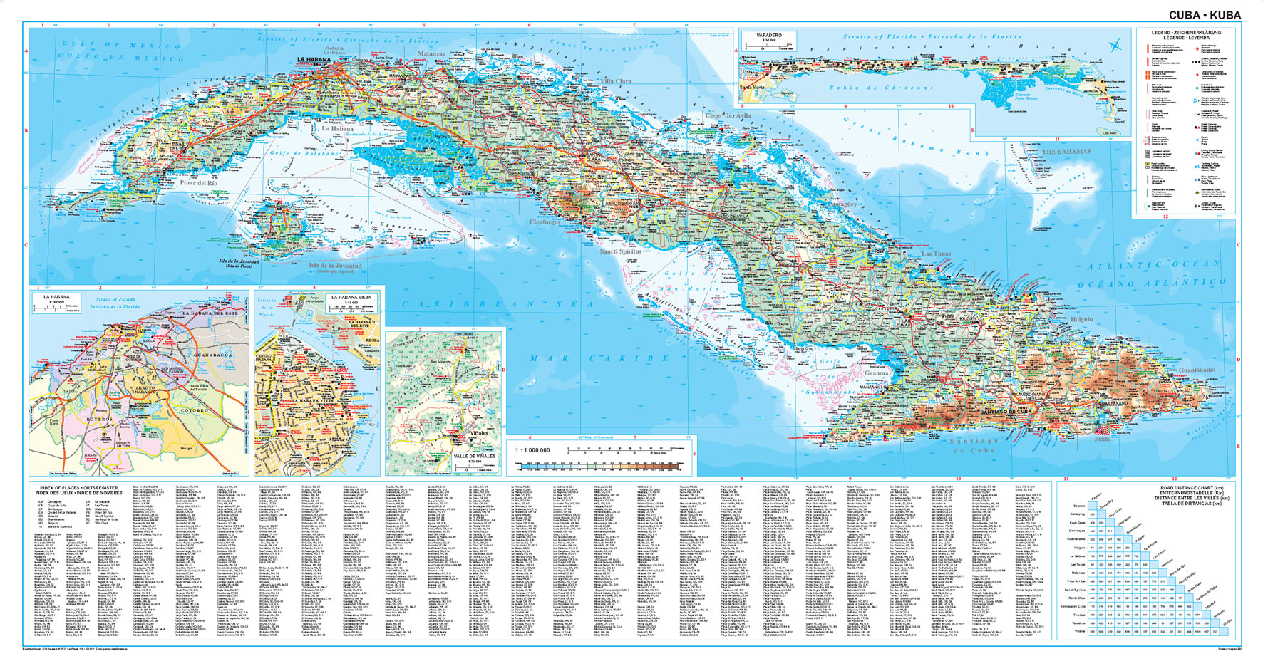 Cuba overview map