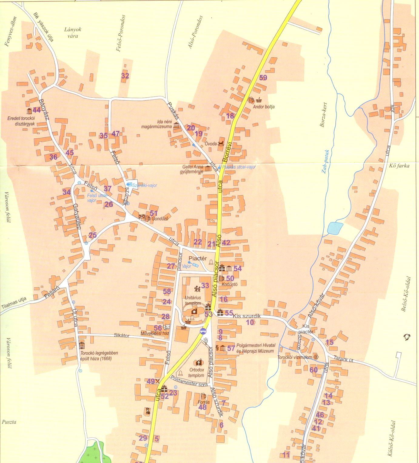 Torockó (Rimetea) sample map