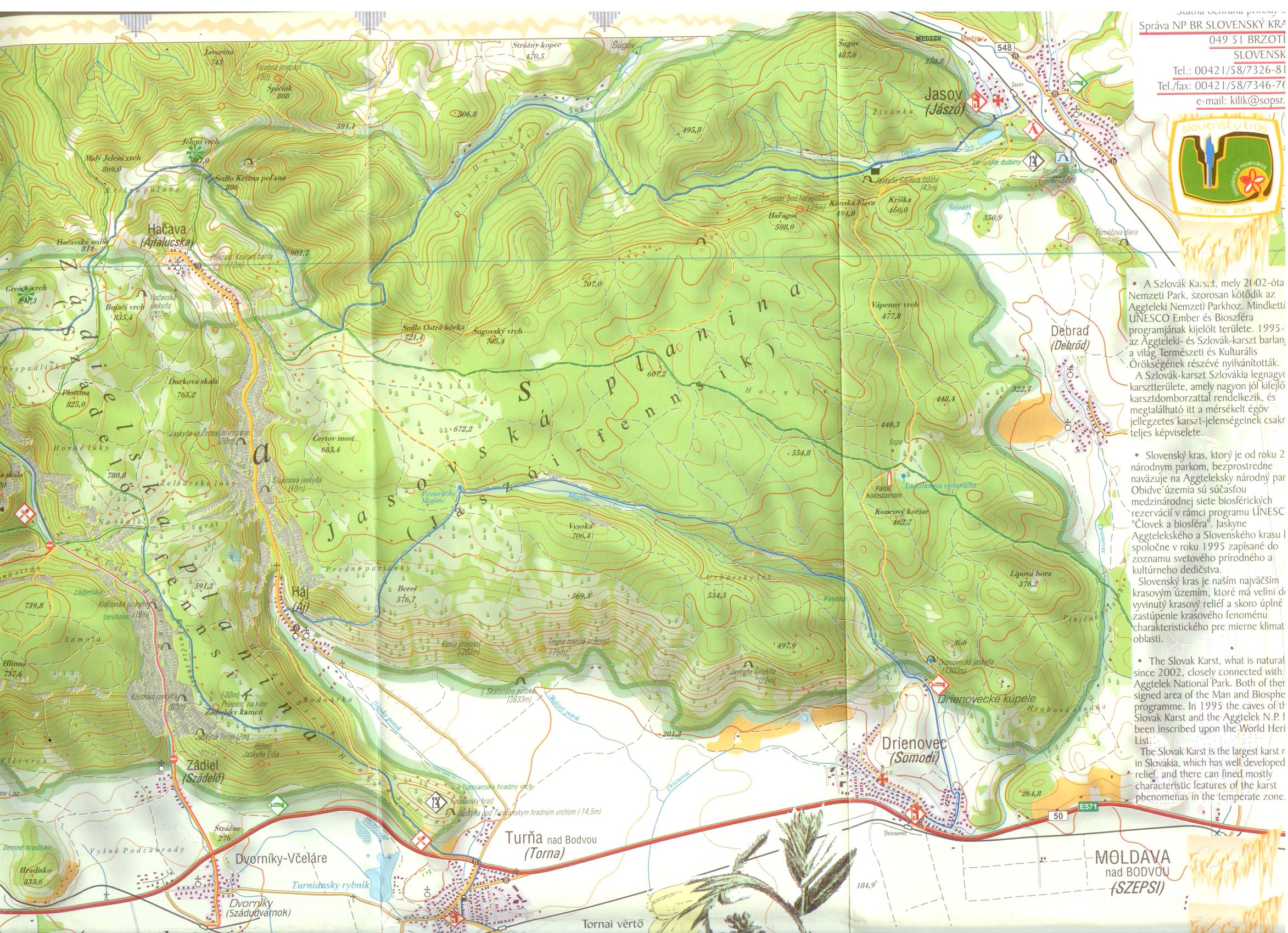 Aggtelek N.P. sample maps