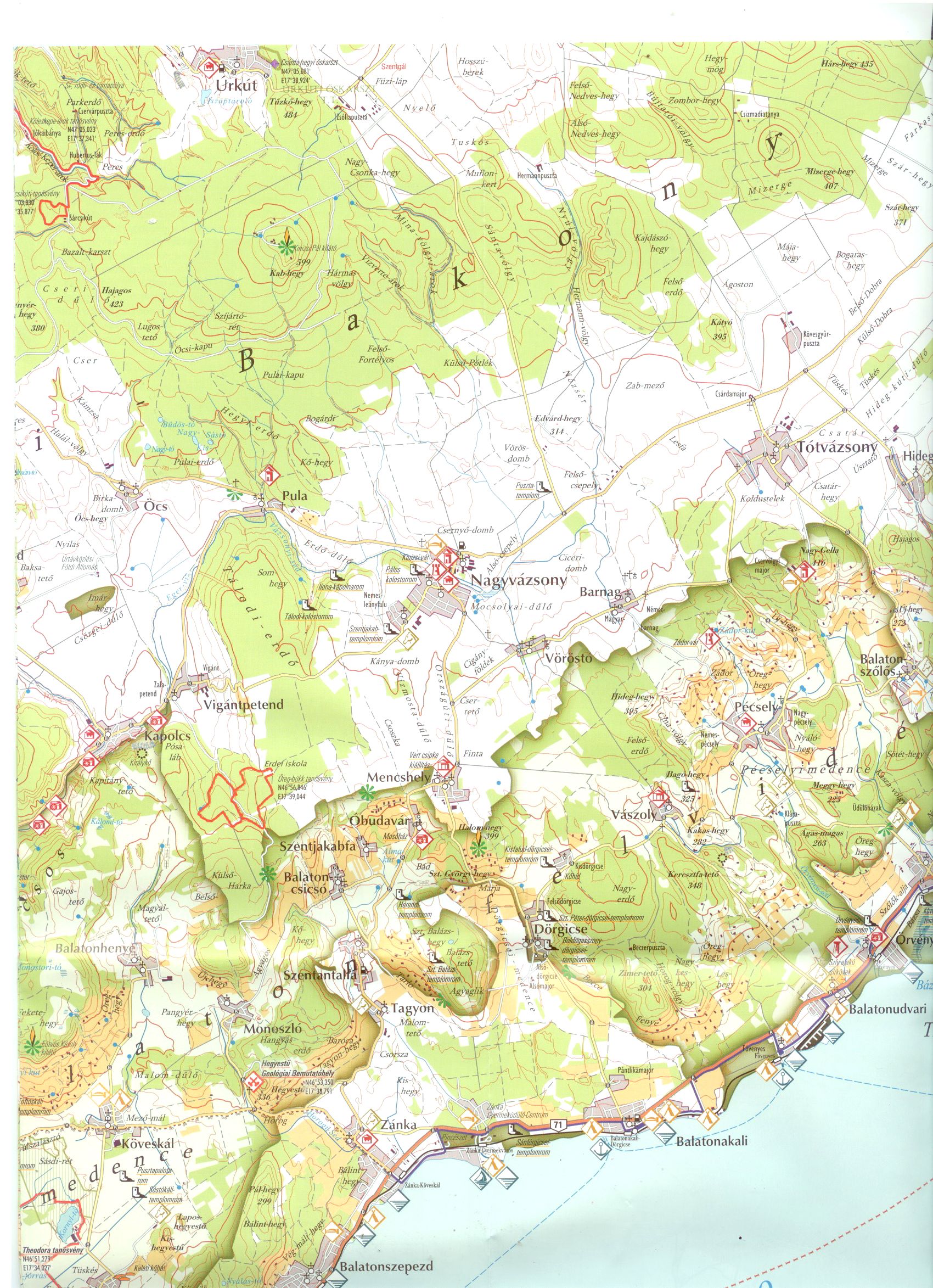 Balaton Uplnads NP sample map