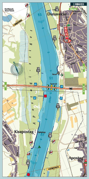 Danube 4 watersport map sample