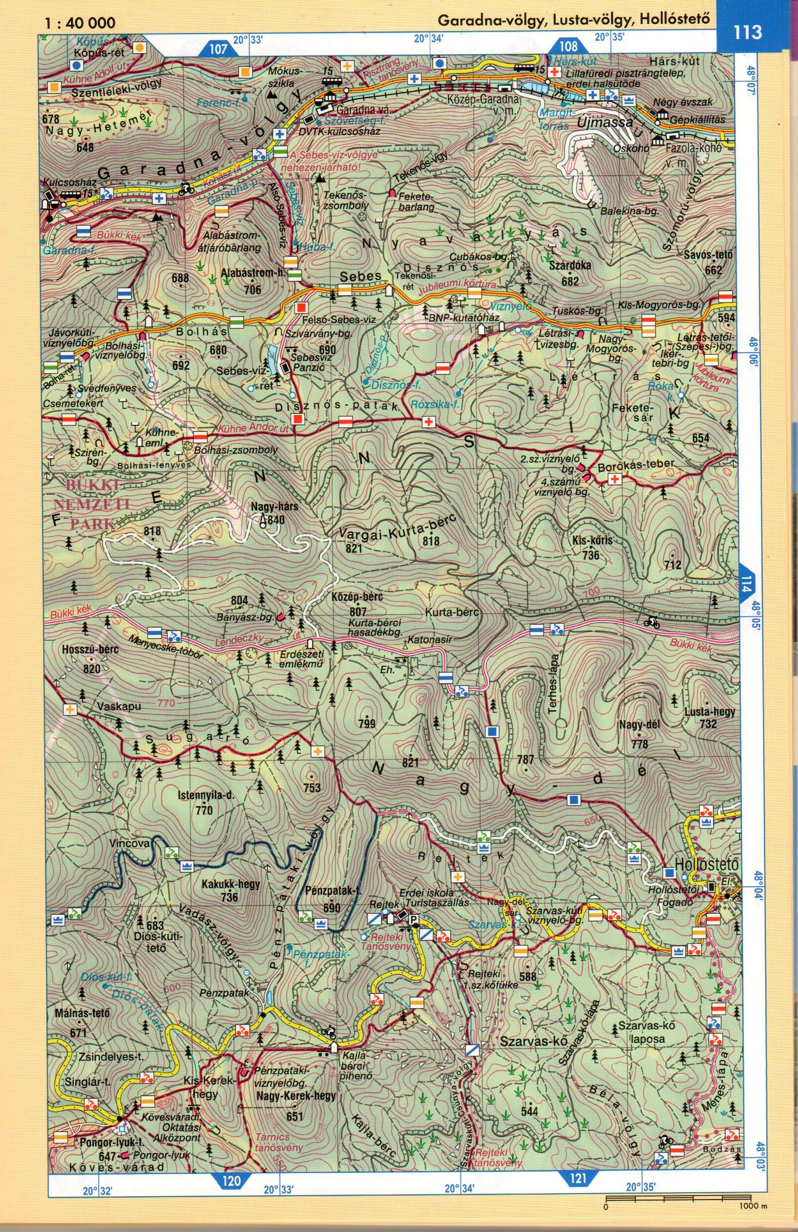 Bükk atlasz map sample