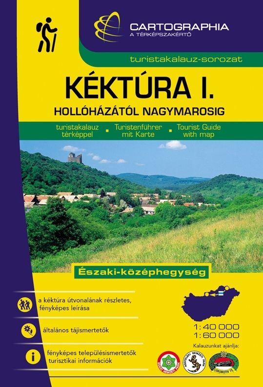 NE Hungary: Hollóháza-Nagymaros. Detailed maps of the s.c. Blue strip (National tour)