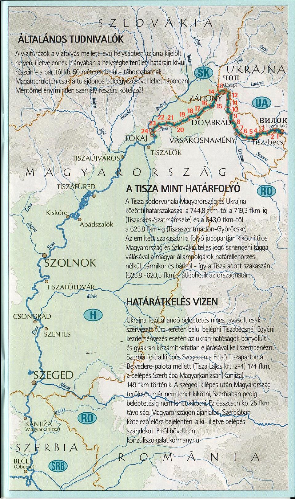 Tisza 745-537 (Tiszabecs-Tokaj): overviewv map
