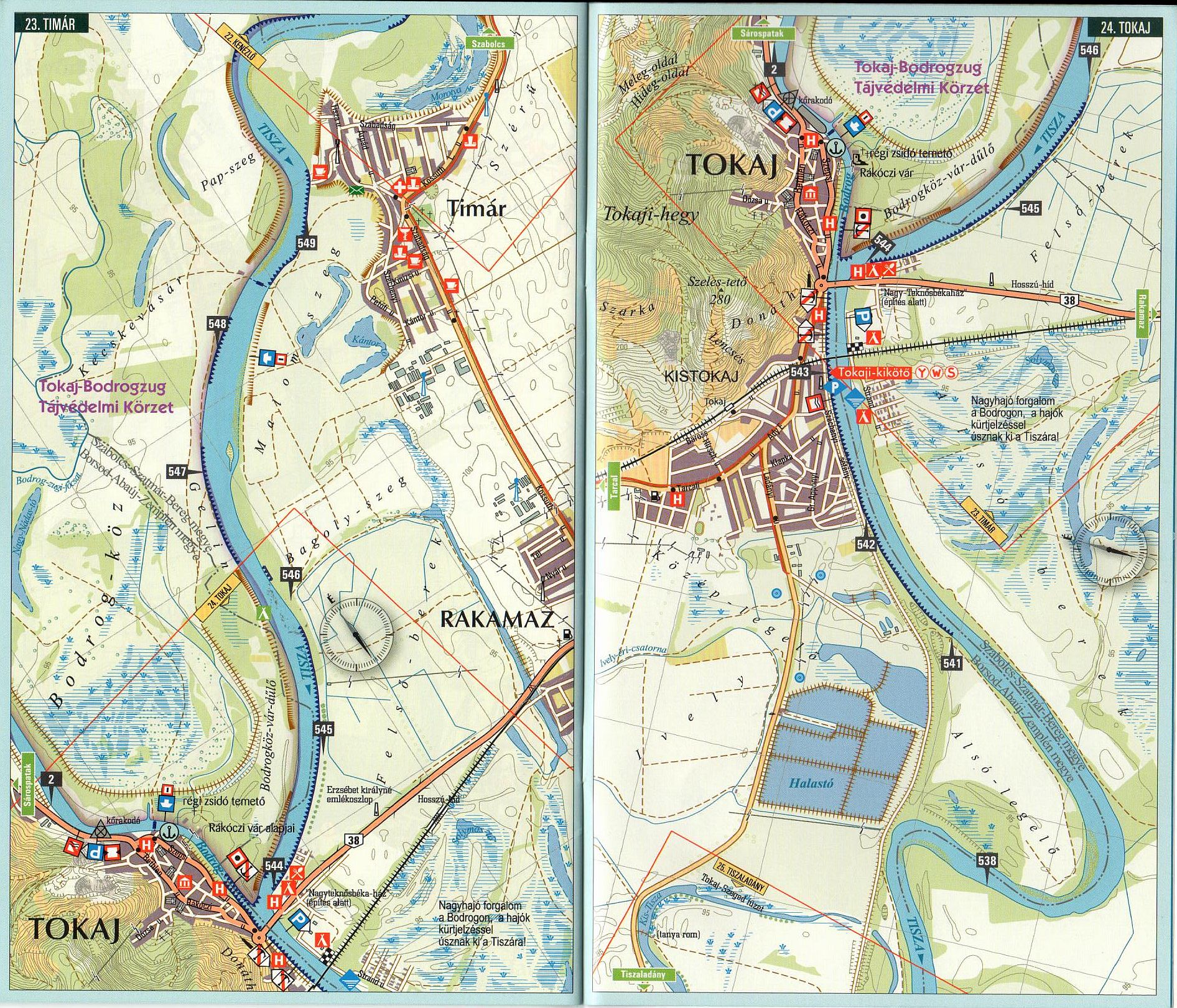 Tisza 745-537 (Tiszabecs-Tokaj): sample map