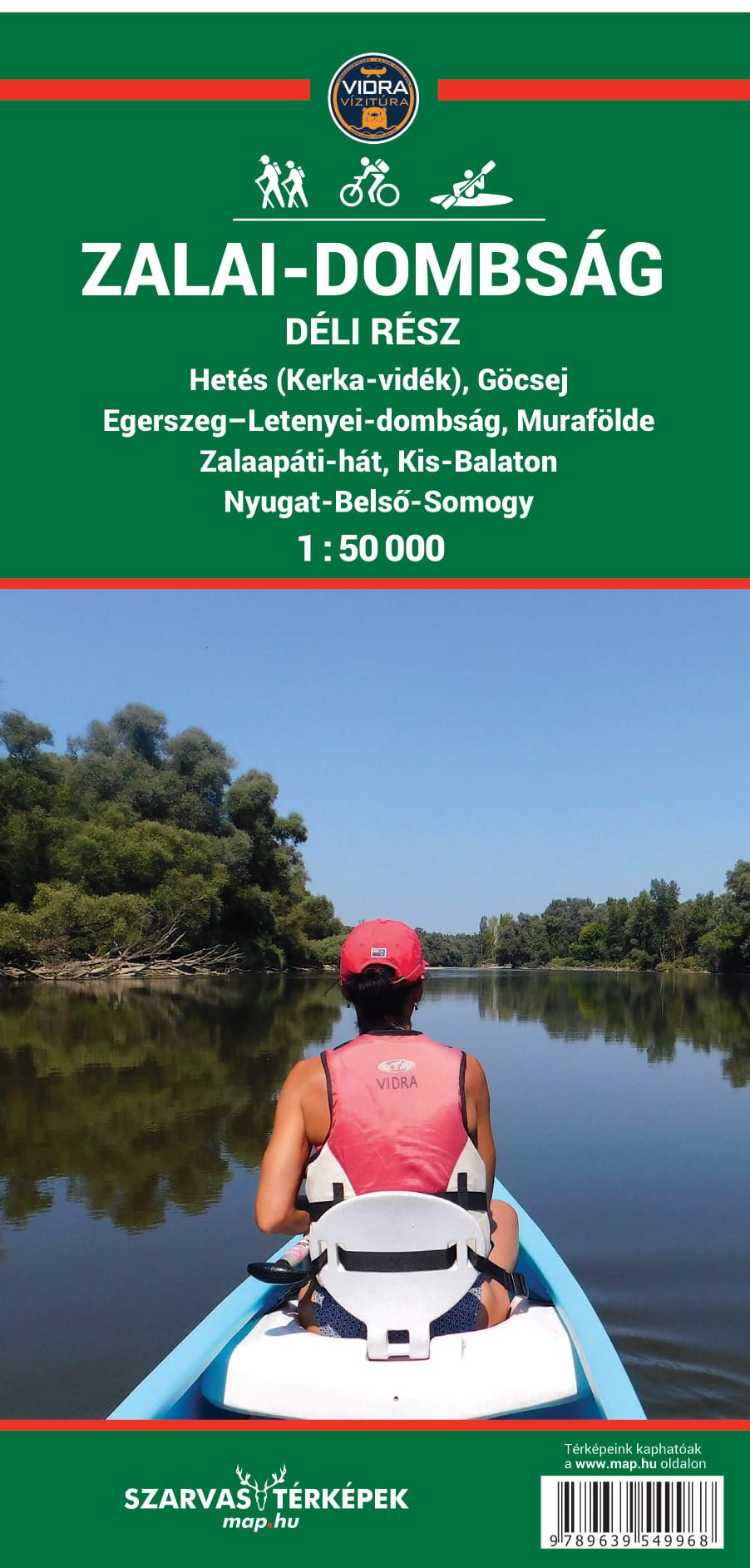  Hetés (Kerka-mente), Göcsej, Egerszeg-Letenyei-dombság, Murafölde, Kis-Balaton, Nyugat-Belső-Somogy  tourist and biking map