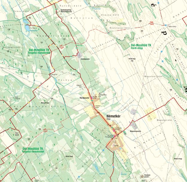 Mezőföld South: sample map
