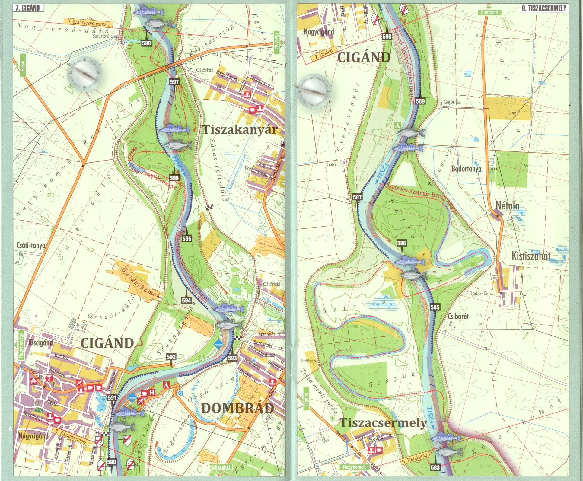 Tisza 638-494 fkm 1:35.000 mintatérkép