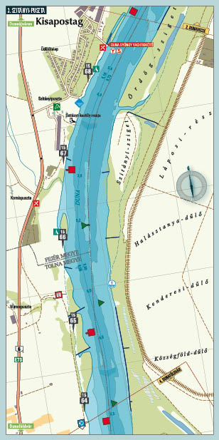 Duna 4 vizisport térkép minta
