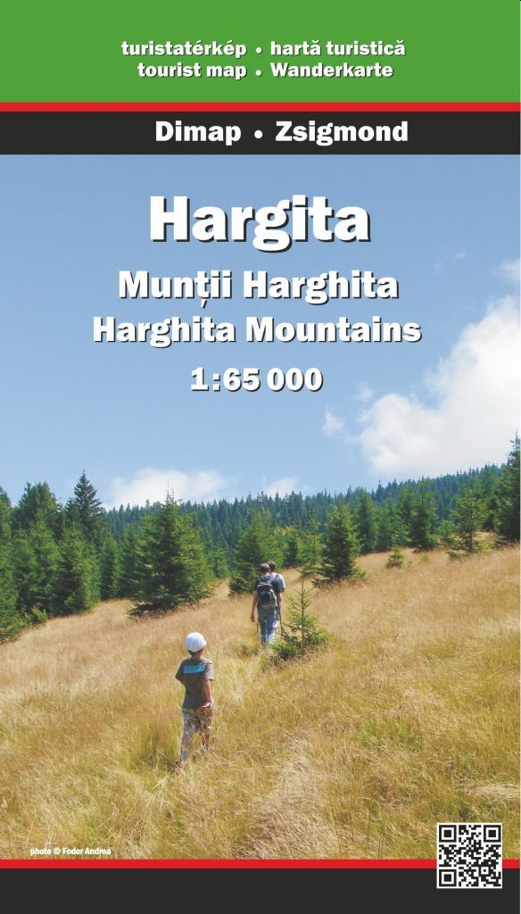 Hargita turistatérkép magyar nevekkel