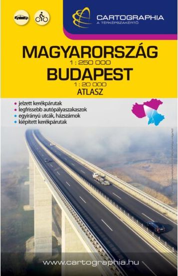 Kombi atlasz Magyarország 1:25.000 + Budapest 1:20.000